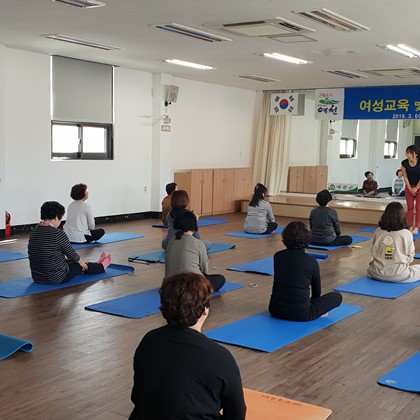 2019년 상반기 여성회관 교육(자세교정)