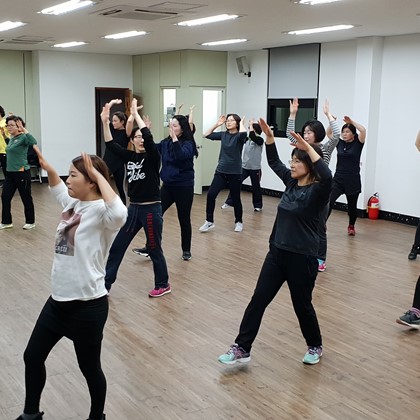 2019년 상반기 여성회관 교육(줌바댄스)
