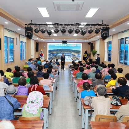 안병윤 예천군수, 지보노인대학서 특강… 행복한 노년 생활 응원