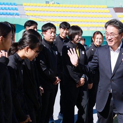 대한육상연맹 도약·투척 꿈나무선수단, 예천서 합숙 훈련 돌입