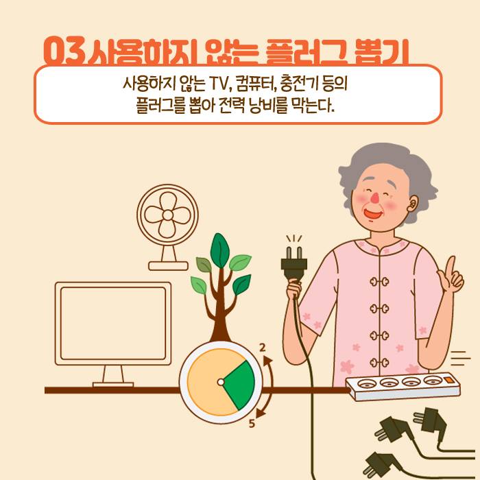4.★ 군민 생활정보 - 여름철 5대 절전요령★