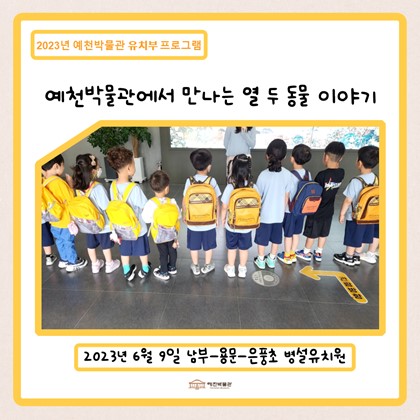 6월 9일(금), 남부-용문-은풍초등학교병설유치원